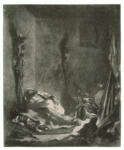 Delacroix, Eugène , Corpo di guardia a Meknes
