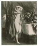 Anonimo , Delacroix, Eugène - sec. XIX - La donna che si pettina