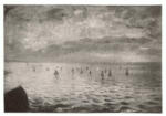 Anonimo , Delacroix, Eugène - sec. XIX - Il mare a Dieppe