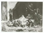 Anonimo , Delacroix, Eugène - sec. XIX - Samson and Delilah