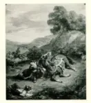 Anonimo , Delacroix, Eug&egrave;ne - sec. XIX - The death of Lara