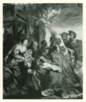 Anonimo , Delacroix, Eugène - sec. XIX - Adoration des Mages