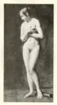 Anonimo , Delacroix, Eug&egrave;ne - sec. XIX - Nudo di donna