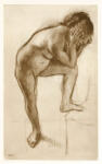 Anonimo , Degas, Edgar - sec. XIX - Study of a nude woman