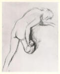 Anonimo , Degas, Edgar - sec. XIX - Baigneuse se tenant le pied