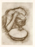 Anonimo , Degas, Edgar - sec. XIX - Woman washing her neck