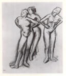 Degas, Edgar , Tre ballerine