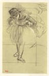 Anonimo , Degas, Edgar - sec. XIX - Inchino di una ballerina