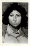 Degas, Edgar , Testa di italiana
