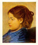 Degas, Edgar , Ritratto della Signorina Dobigny