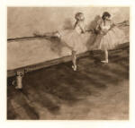 Degas, Edgar , Tänzerinnen an der Barre