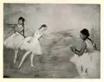 Degas, Edgar , Le ballet. Trois danseuses (Le&ccedil;on de danse)