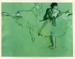 Degas, Edgar , Danzatrici alla sbarra