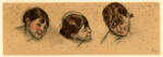 Degas, Edgar , Trois têtes danseuses