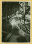 Degas, Edgar , Danseues derriére un portrait