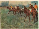 Degas, Edgar , Course sous la pluie