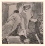 Degas, Edgar , Nach dem Baden