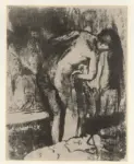 Anonimo , Degas, Edgar - sec. XIX - Apr&eacute;s le bain