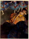 Degas, Edgar , Ballettszene