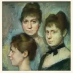 Anonimo , Degas, Edgar - sec. XIX - M.lle Salle