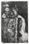 Druet, E. , Degas, Edgar - sec. XIX - Femme assise de 3/4, la main droit appuyée au dossier d'un fauteuil