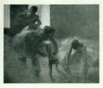 Degas, Edgar , Trois danseuses à la classe de danse