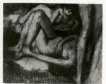 Anonimo , Degas, Edgar - sec. XIX - Deux femmes couchées et ètude de jambes