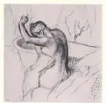 Degas, Edgar , La toilette apr&egrave; la bain