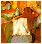 Degas, Edgar , Femme à sa toilette