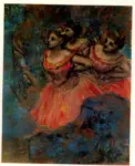 Degas, Edgar , Troi danceuses rouges