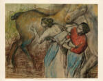 Degas, Edgar , Blanchisseuses et chevaux