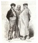 Dor&egrave;, Gustave , Un elegante e contadini nei dintorni di Xeres