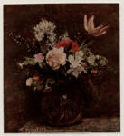 Fantin - Latour, Henri , - Vaso con fiori, - Vaso con fiori