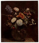 Fantin - Latour, Henri , - Vaso con fiori, - Vaso con fiori