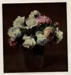 Fantin-Latour, Henri , Vaso con rose