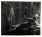 Anonimo , Fantin-Latour, Henri - sec. XIX - La presa di Troia: Apparizione di Ettore a Enea