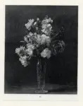 Fantin-Latour, Henri , Fiori in un vaso di vetro