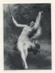 Fantin-Latour, Henri , Ritratto di donna nuda sull'altalena