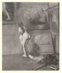 Forain, Jean-Louis , Le mod&eacute;le &agrave; l'atelier