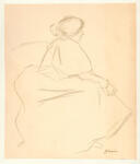 Forain, Jean-Louis , Donna seduta