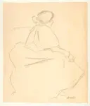 Forain, Jean-Louis , Donna seduta