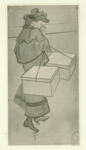 Forain, Jean-Louis , Cartoon for a mosaic frieze