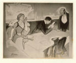 Forain, Jean-Louis , Cartoon for a mosaic frieze