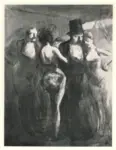 Forain, Jean-Louis , Ballerine e uomini