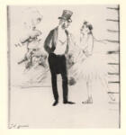 Forain, Jean-Louis , Danseuse et abonné