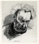 Gavarni, Pierre , Ritratto di Gavarni prima della morte