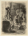 Garnier, Jules-Arsène ; Gautier, Theophile ; Gavarni, Paul ; Gavarni, Pierre ; Gagliardini, Gustave ; Gallait, Louis ; Garneray, Hippolyte , Le retour de M. Dubourg scene XVI - il ritorno di M. Dubourg, scena XVI - , Le retour de M. Dubourg scene XVI - il ritorno di M. Dubourg, scena XVI - , Le retour de M. Dubourg scene XVI - il ritorno di M. Dubourg, scena XVI - , Le retour de M. Dubour...