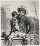 Gavarni, Pierre , Masques et visages, Les Anglais chez eux, L'heritier du bateau -
