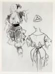 Gavarni, Pierre , Costume de folie de Mlle Ponsier (role du prologue de 'Henriette Maréchal) -