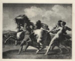 Gericault, Jean Louis , Einfangen eines wilden Pferdes - Cattura di un cavallo selvatico